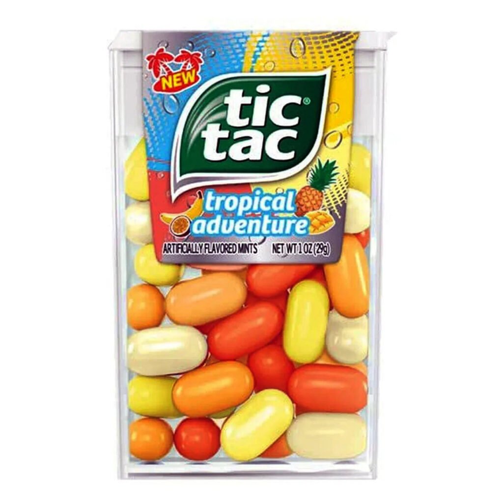 Wholesale Tic Tac Tropical Adventure Dispensers: 12-Piece Box