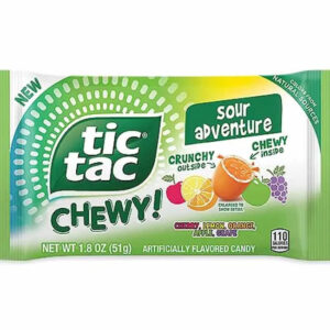 Tic Tac Chewy Sour Adventure: 24-Piece Display