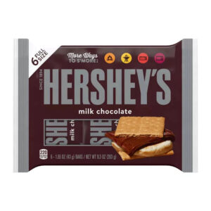 Hershey's Milk Chocolate Candy Bars: 6-Piece Pack