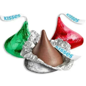 Hershey's Kisses Christmas Bulk: 25LB Case