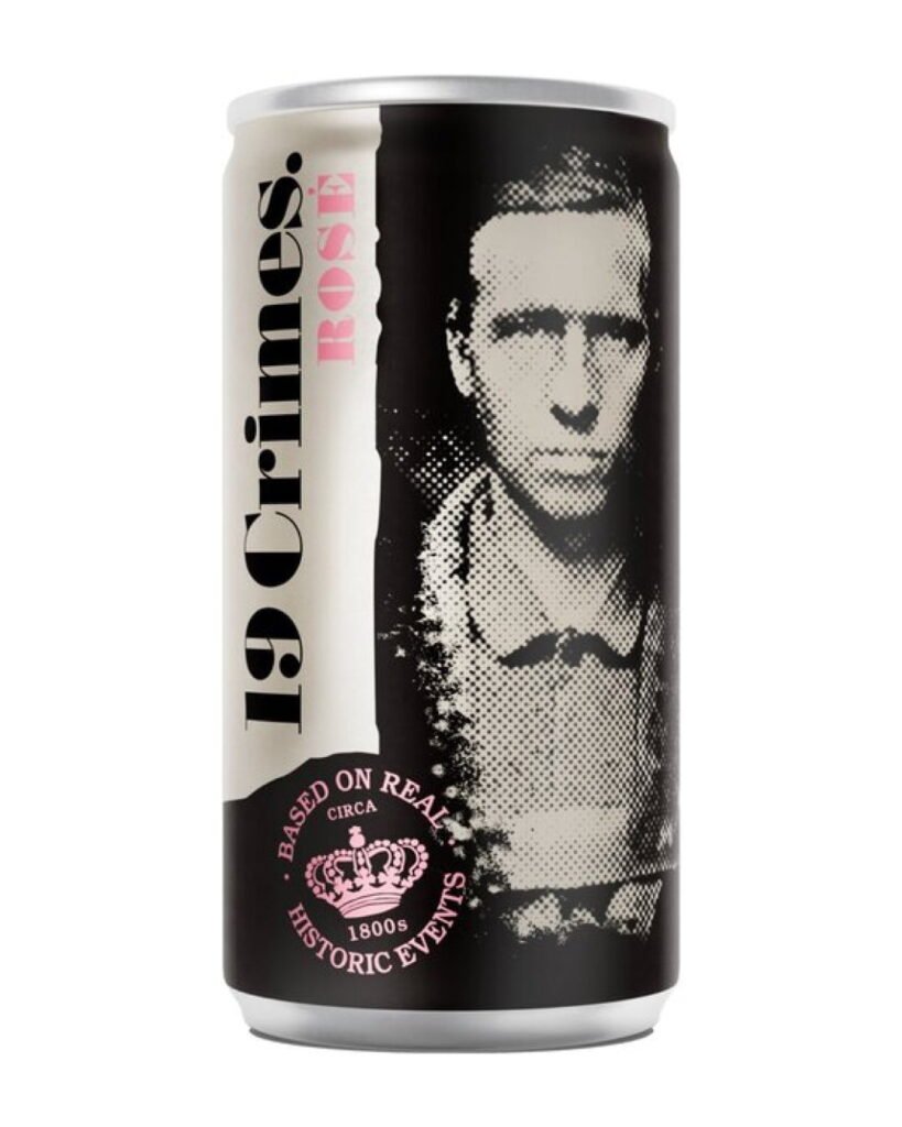 Wholesale 19 Crimes Rosé Wine Can 187 ml