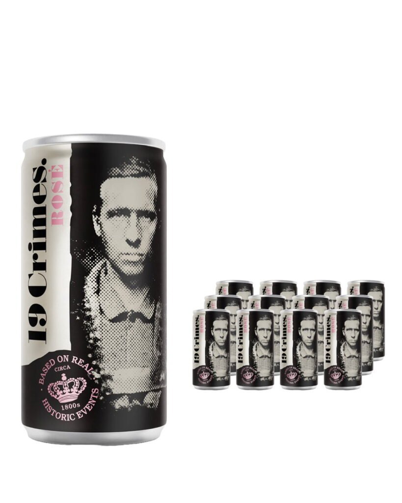 Wholesale 19 Crimes Rosé Wine Can Multipack 12 x 187 ml
