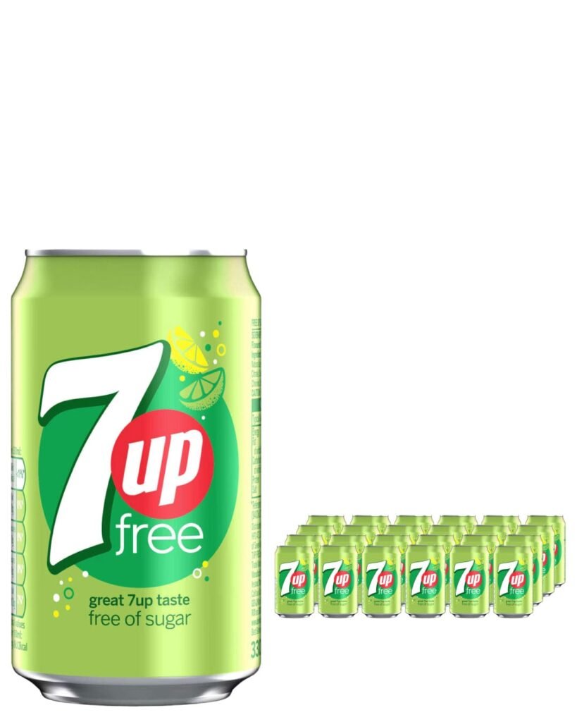 Wholesale 7 Up Free Soft Drink Can Multipack 24 x 330 ml