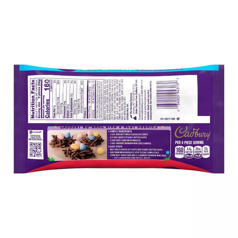 Cadbury Mini Eggs Milk Chocolate Rainbow Easter Candy: 8-Ounce Bag - Image 3