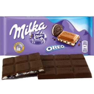 Milka Oreo Milk Chocolate Bars: 22-Piece Box