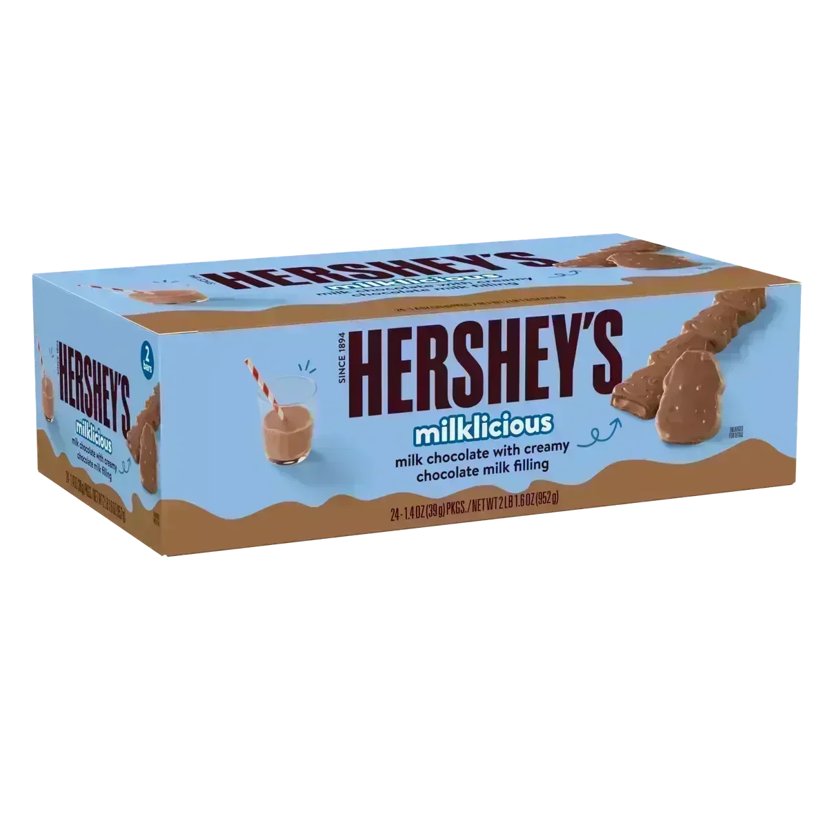 Hershey's Milklicious Milk Chocolate Bar: 24-Piece Box - Image 2