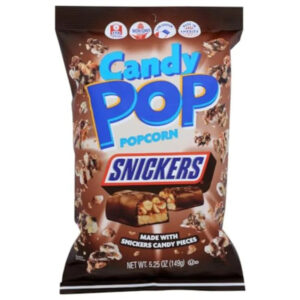 Candy Pop Snickers Candy Popcorn: 12-Piece Case