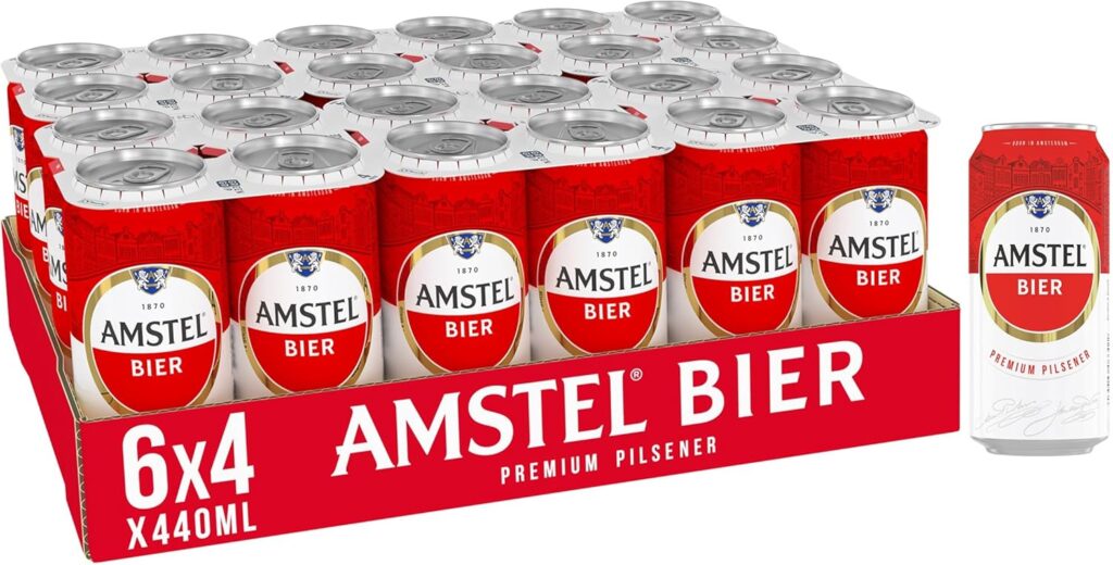 Wholesale Amstel Bier Lager Beer Cans 24 x 440 ml