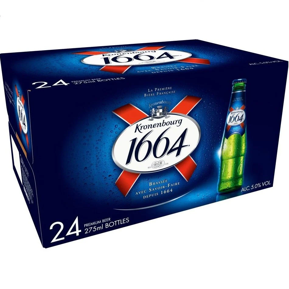 Wholesale Kronenbourg 1664 Lager Beer Bottle Multipack 24 x 275 ml