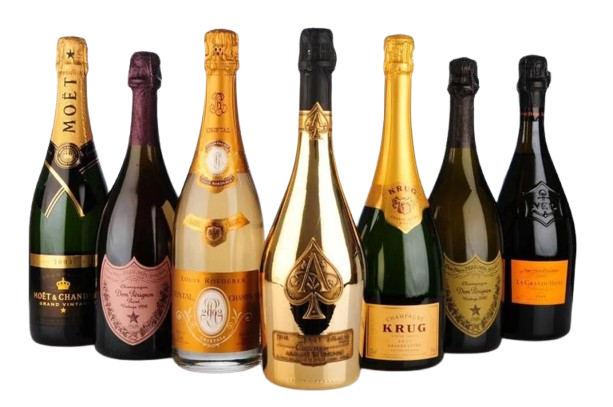 Wholesale of popular champagne brands