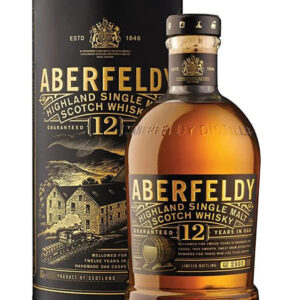 Aberfeldy 12 Year Old Highland Single Malt Scotch Whisky, 70 cl