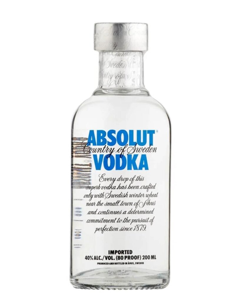 Wholesale Absolut Vodka Small Bottle 20 cl