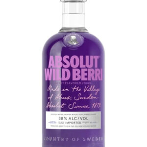 Absolut Wild Berri Flavoured Vodka, 70 cl