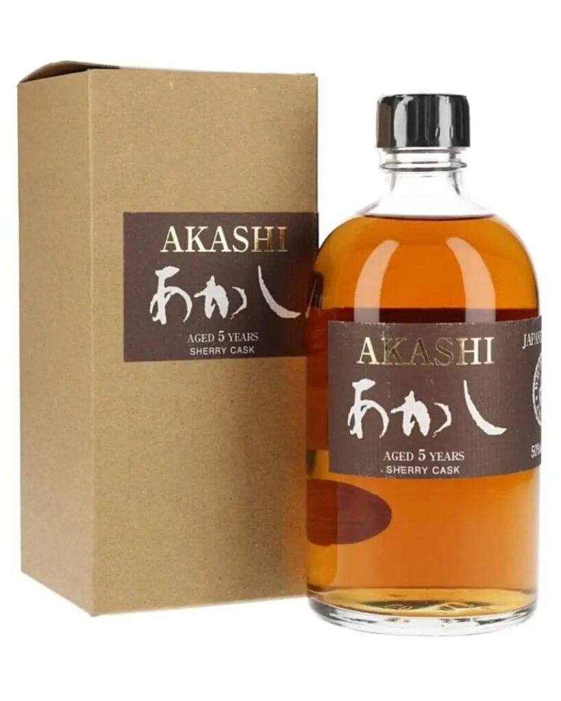 Wholesale Akashi 5 Years Old Sherry Cask Japanese Whisky 50 cl