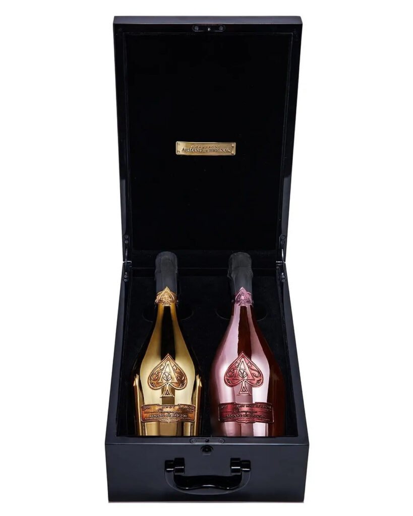 Wholesale Armand de Brignac Brut Rosé & Brut Gold Gift Set 2 x 75 cl