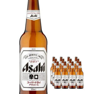 Asahi Super Dry Beer Bottle Multipack, 12 x 620 ml