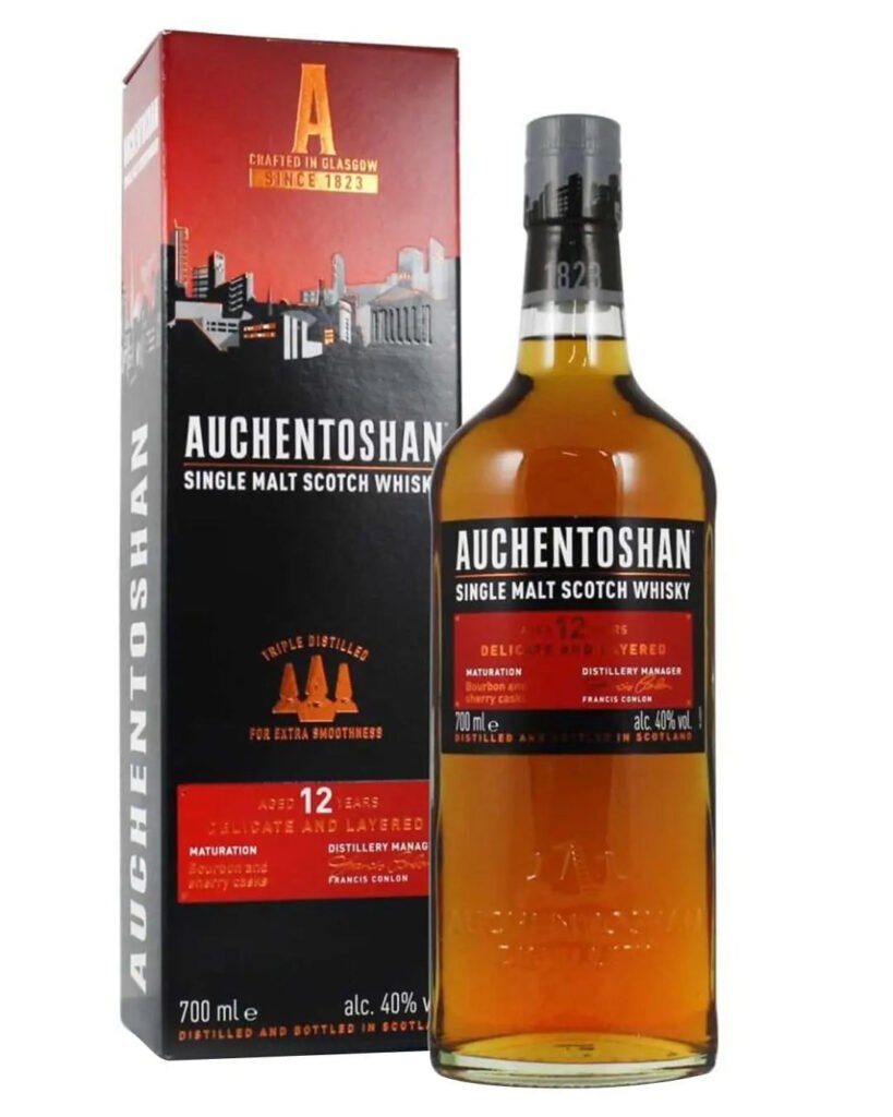 Wholesale Auchentoshan 12 Year Old Malt Whisky 70 cl
