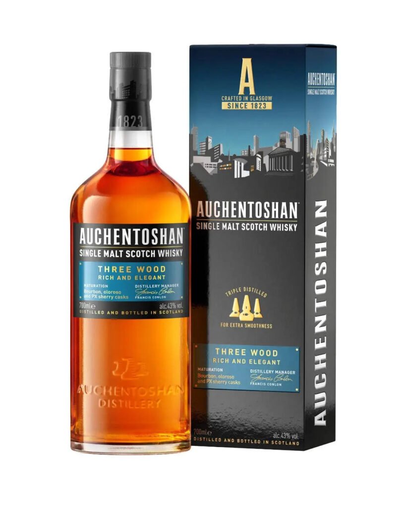 Wholesale Auchentoshan 3 Wood Whisky 70 cl