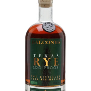 Balcones Texas Rye 100 Proof Whiskey, 70 cl