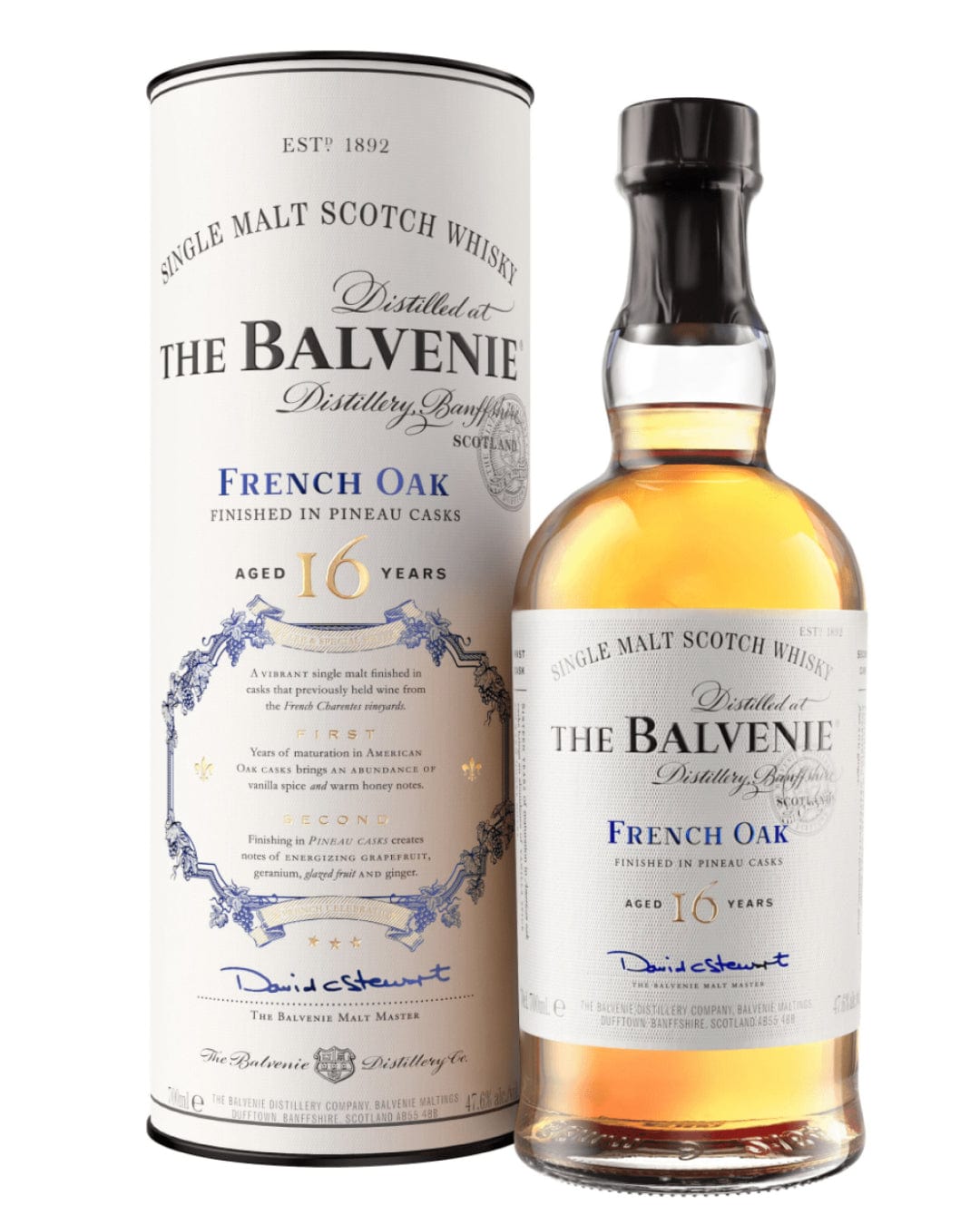 Balvenie 16 Year Old French Oak Pineau Cask Finish Whisky, 70 cl