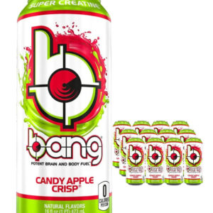 Bang Candy Apple Crisp Energy Drink Multipack, 12 x 500 ml
