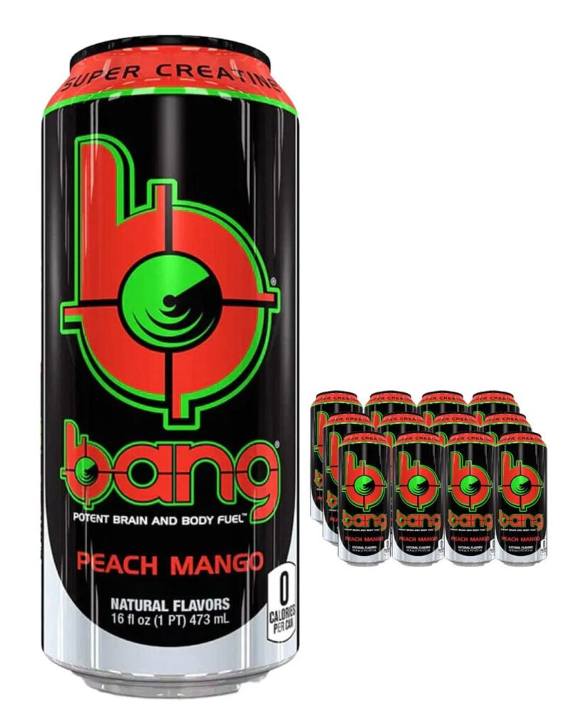 Wholesale Bang Peach Mango Energy Drink Multipack 12 x 500 ml