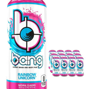 Bang Rainbow Unicorn Energy Drink Multipack, 12 x 500 ml