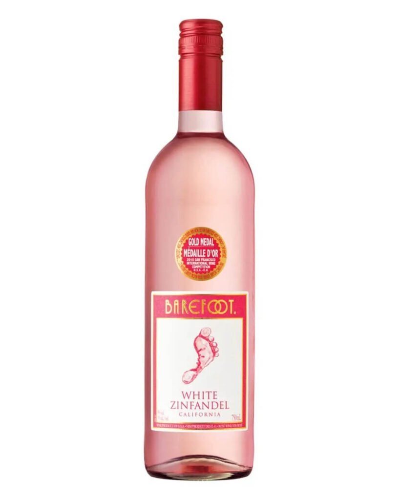 Wholesale Barefoot White Zinfandel Rose Wine 75 cl