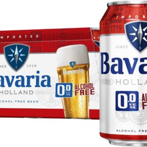 Bavaria 0.0 Percent Original Alcohol Free Beer 24 x 330 ml Cans