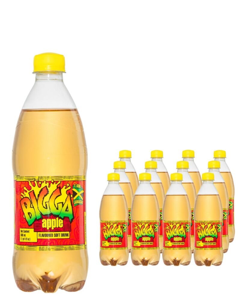 Wholesale Bigga Apple Flavoured Soft Drink Multipack 12 x 600 ml