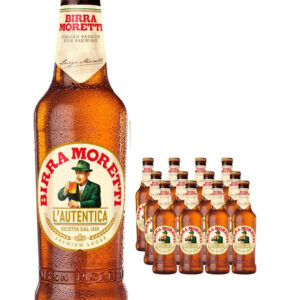 Birra Moretti Lager Beer, 12 x 330 ml