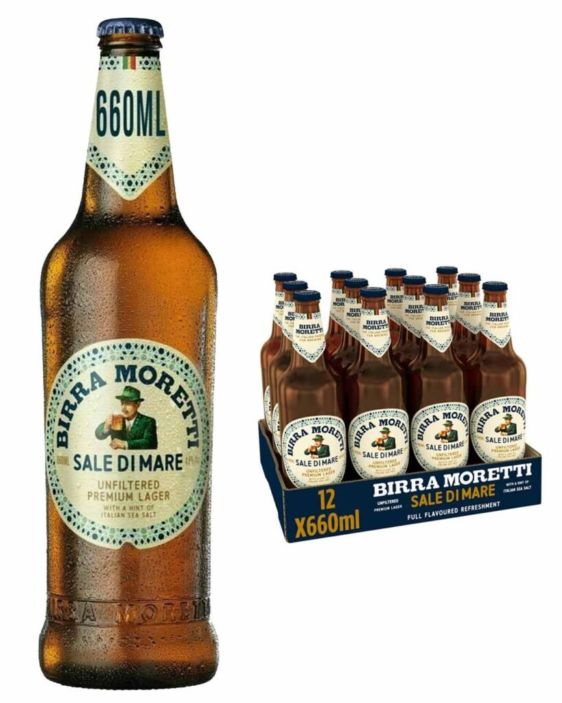 Wholesale Birra Moretti Sale Di Mare Beer Bottle Multipack 12 x 660 ml