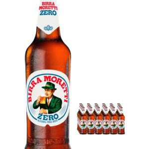 Birra Moretti Zero Alcohol Free Beer Multipack, 24 x 330 ml