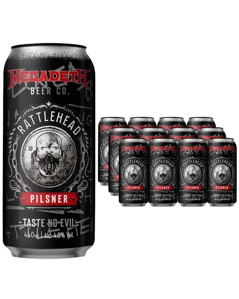 Wholesale Black Sheep x Megadeth Rattlehead Pilsner Multipack 12 x 440 ml
