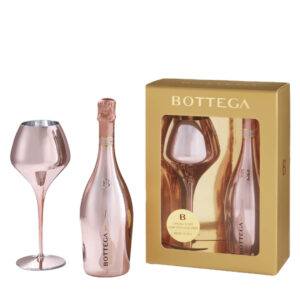 Bottega Confezione Rose Gold and Magnifico Rose Prosecco, 75 cl