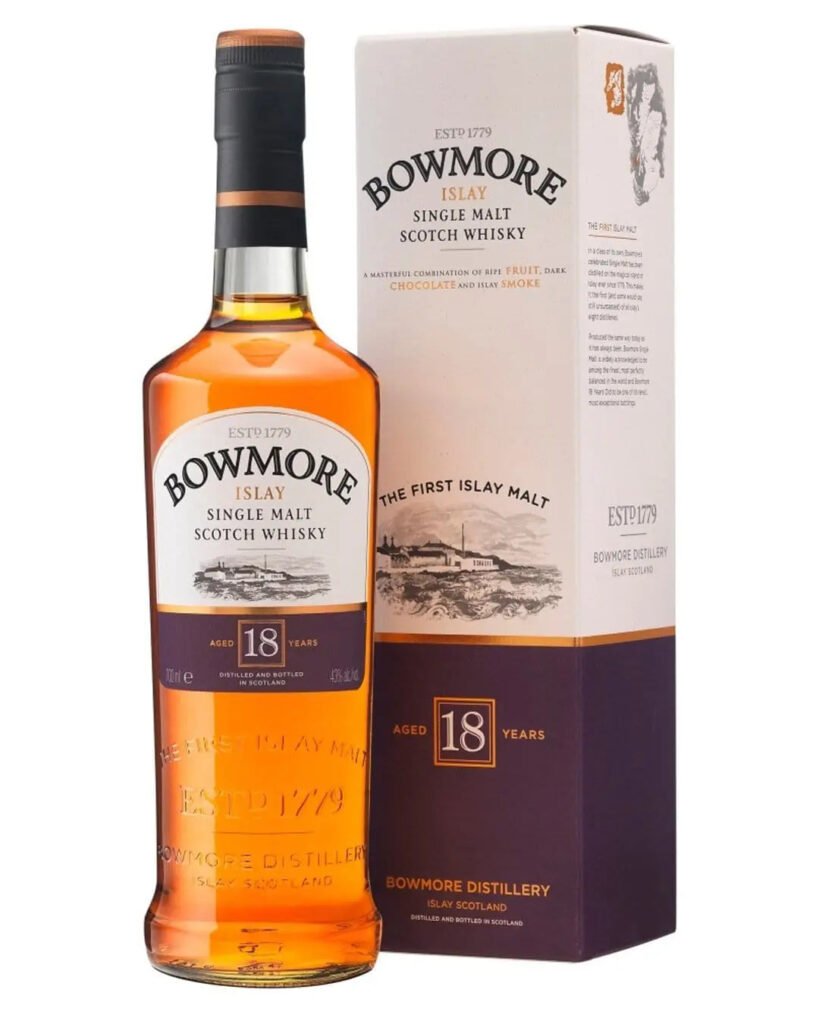 Wholesale Bowmore 18 Year Old Islay Whisky 70 cl