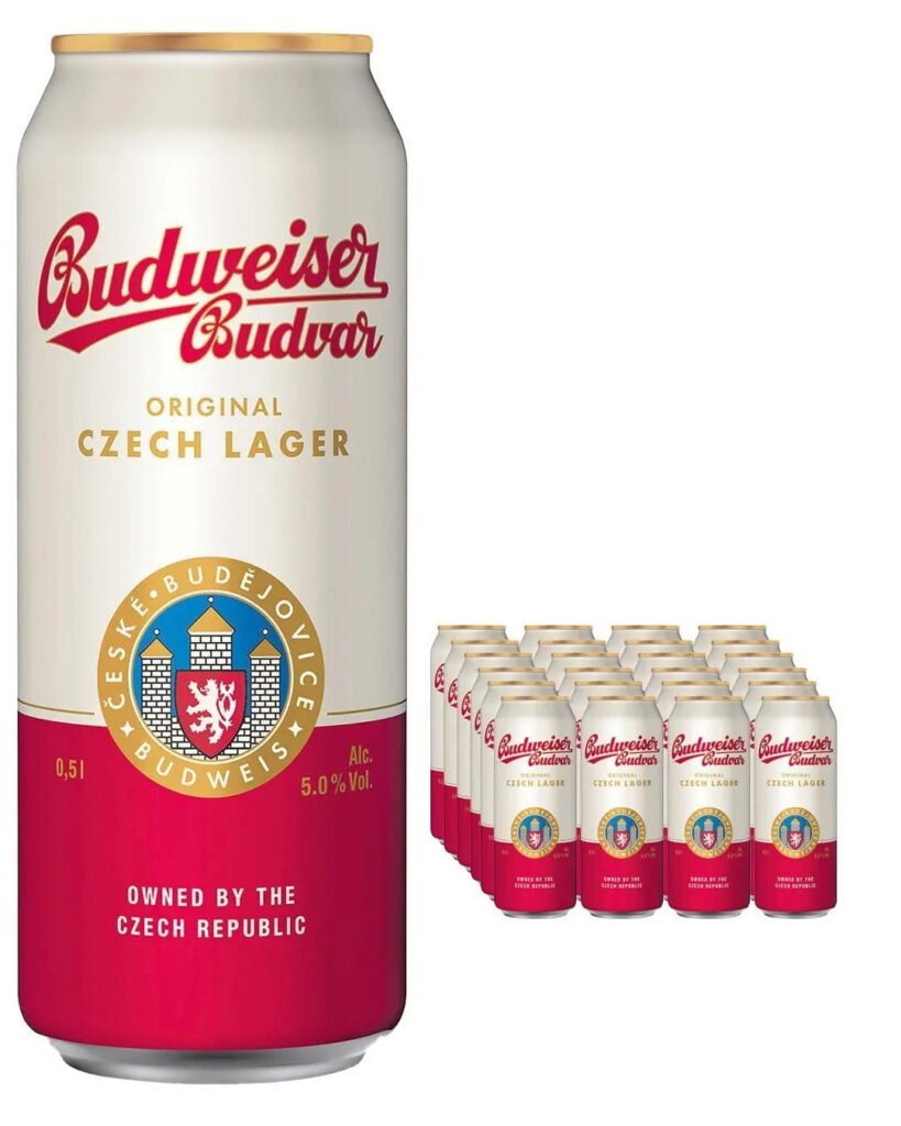 Wholesale Budweiser Budvar Czech Pilsner 24 x 500 ml