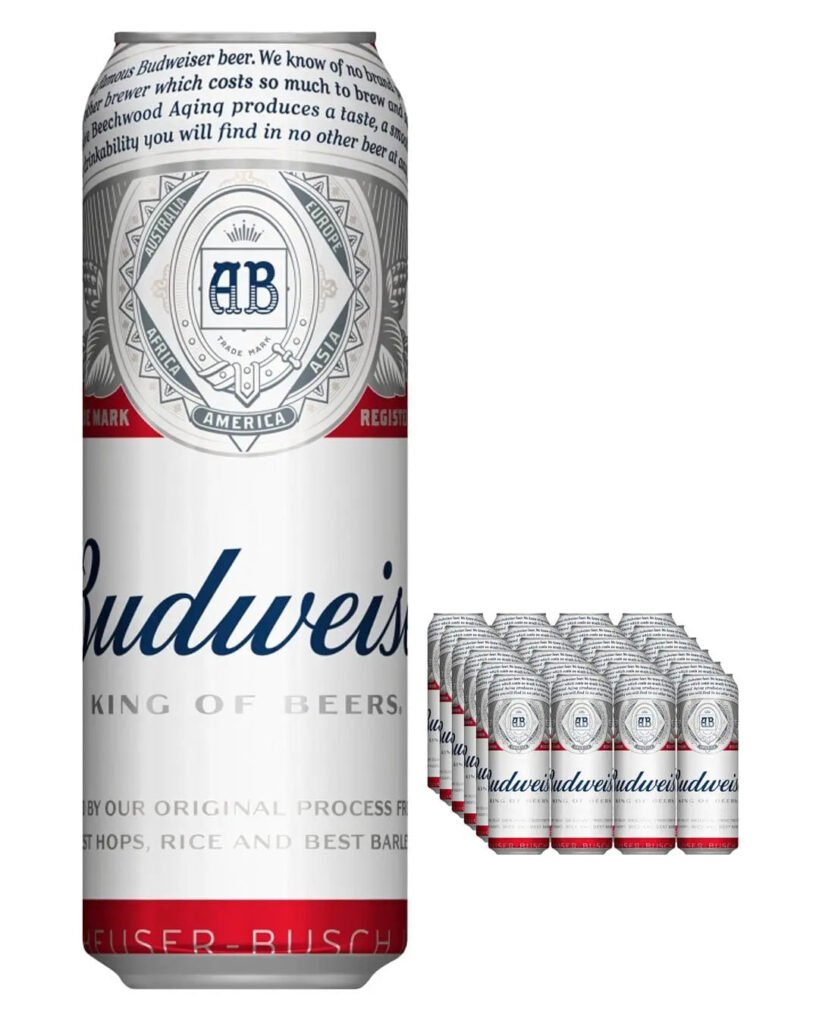 Wholesale Budweiser Lager Beer Multipack 24 x 568 ml