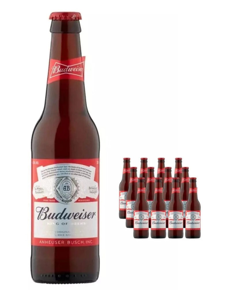 Wholesale Budweiser Premium Lager Bottle Multipack 12 x 300 ml