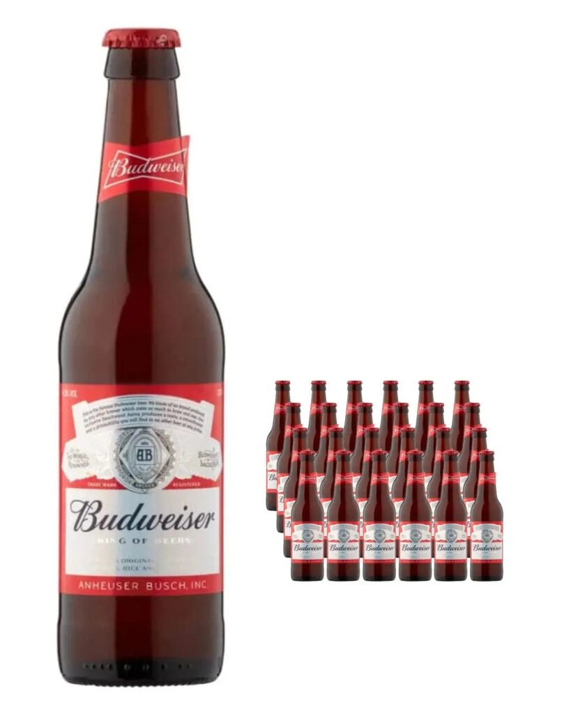 Wholesale Budweiser Premium Lager Bottle Multipack 24 x 330 ml