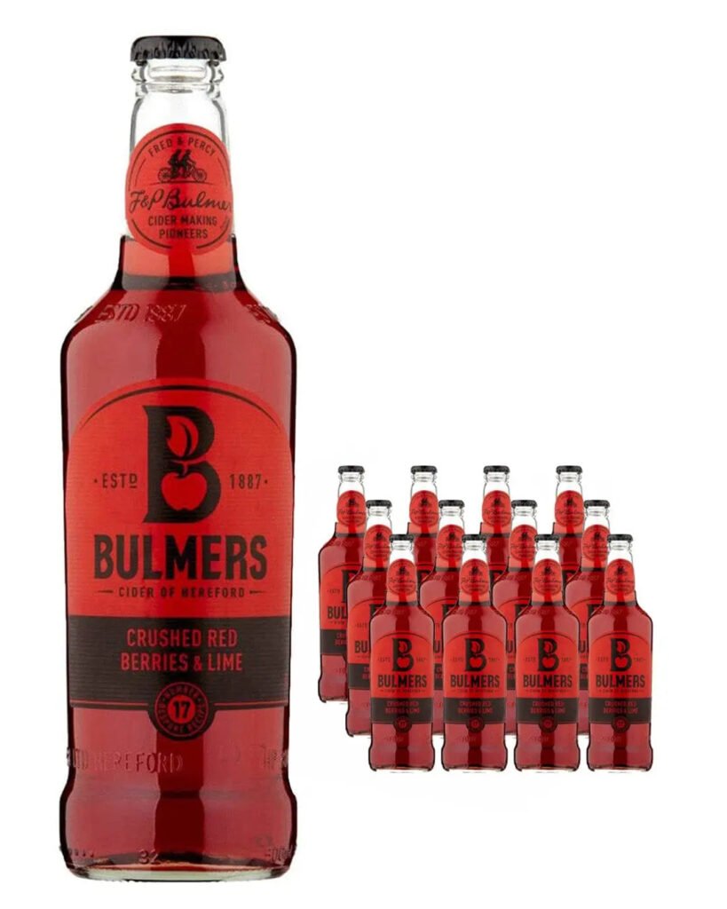 Wholesale Bulmers Crushed Red Berries & Lime Cider Multipack 12 x 500 ml