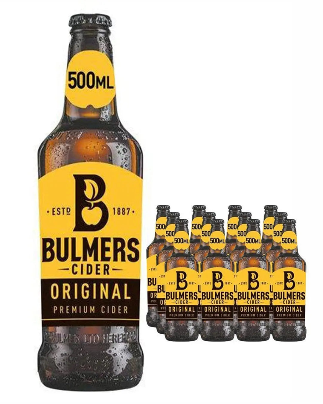 Bulmers Original Apple Premium Cider Multipack, 12 x 500 ml