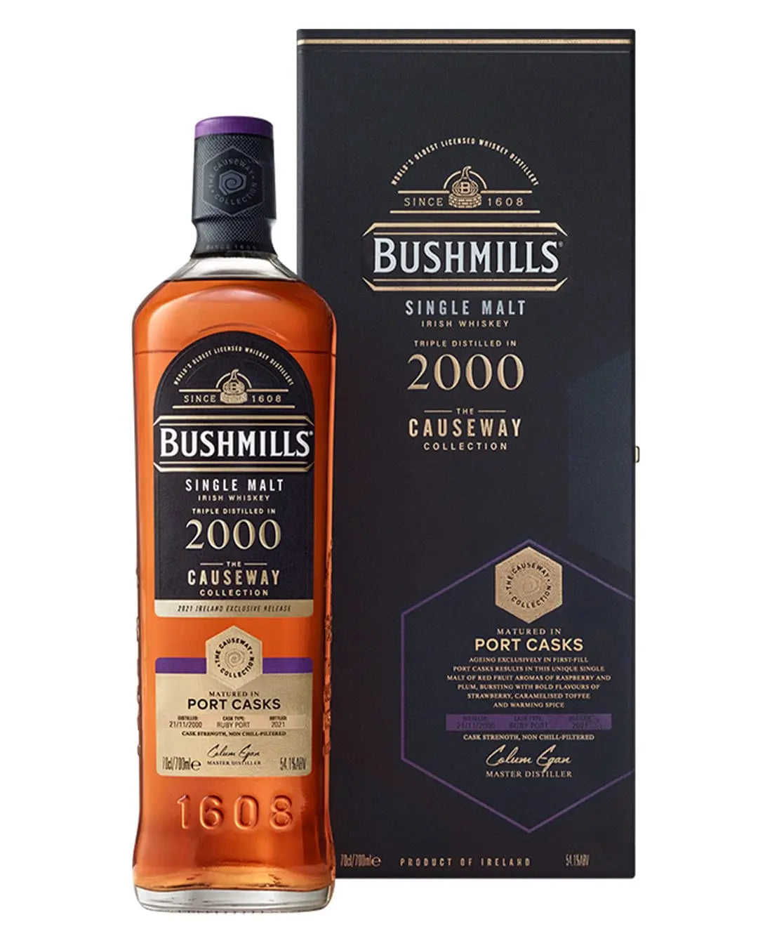 Bushmills 2000 Port Cask / Causeway Collection, 70 cl