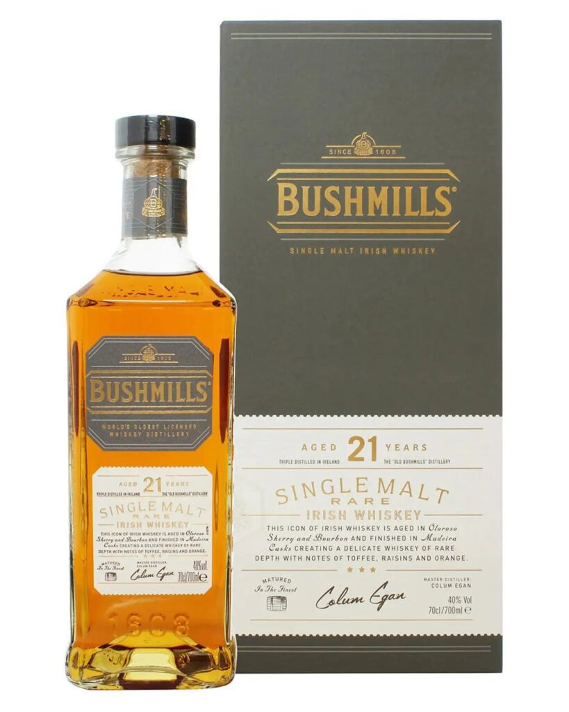 Wholesale Bushmills 21 Year Old Whiskey 70 cl