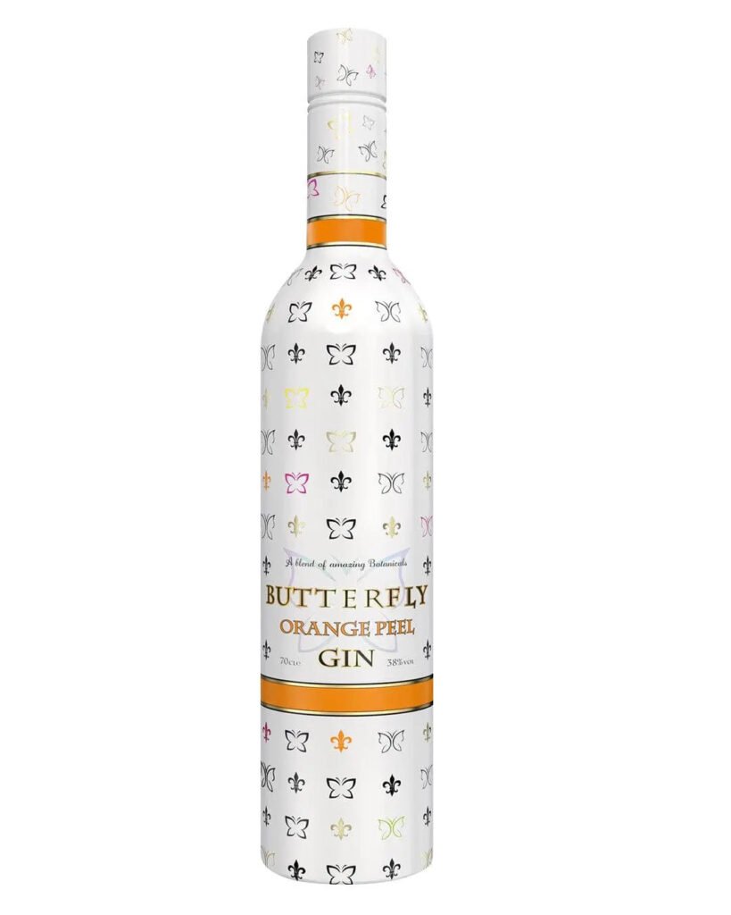 Wholesale Butterfly Orange Peel Gin 70 cl