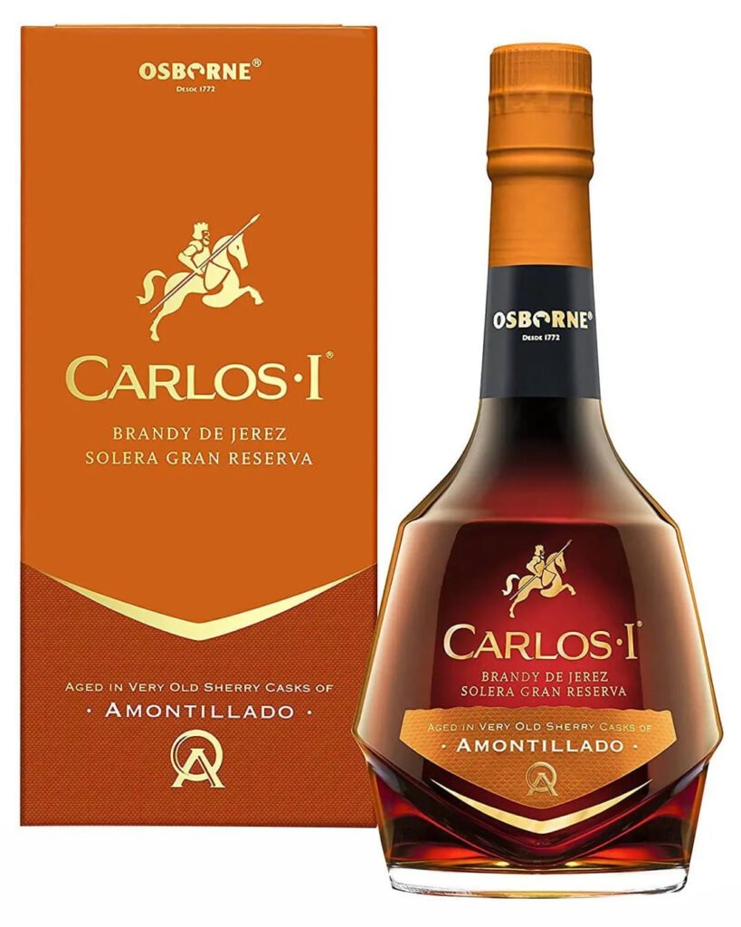Wholesale Carlos I Amontillado Brandy de Jerez Gift Box 70 cl