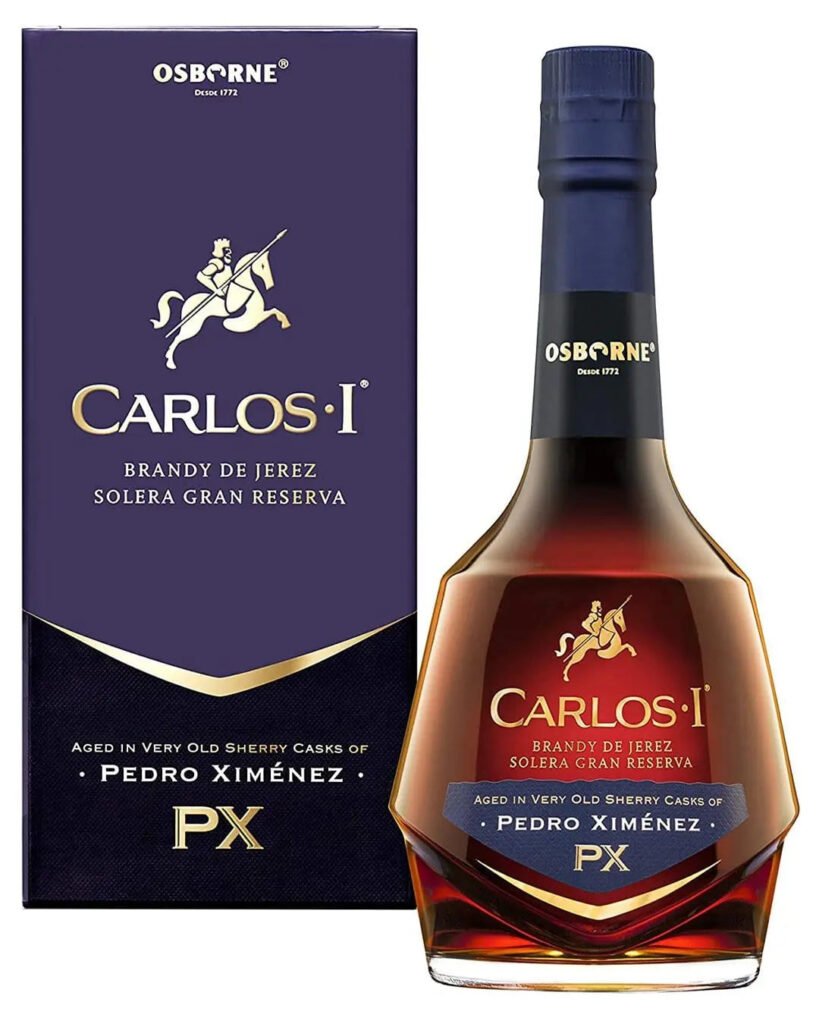 Wholesale Carlos I Pedro Ximenez Brandy de Jerez Gift Box 70 cl