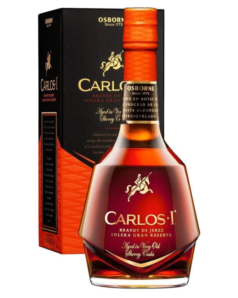 Wholesale Carlos I Solera Gran Reserva Brandy de Jerez Gift Box 70 cl