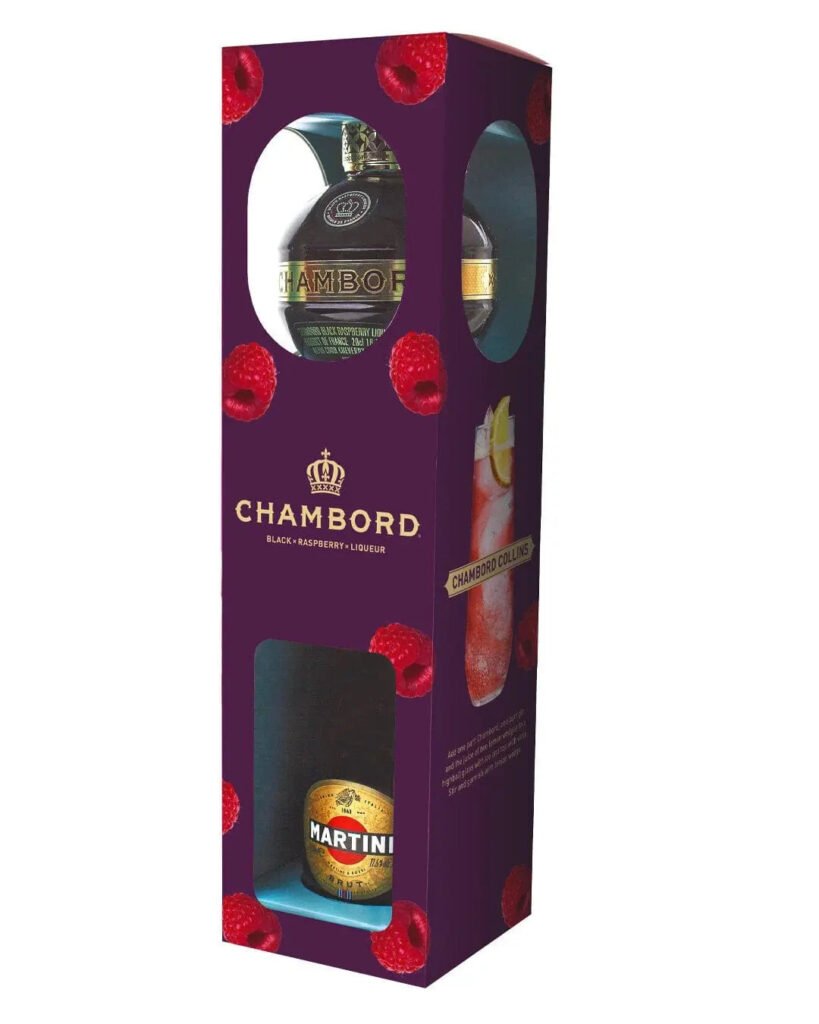Wholesale Chambord & Martini Prosecco Gift Pack 2 x 20 cl