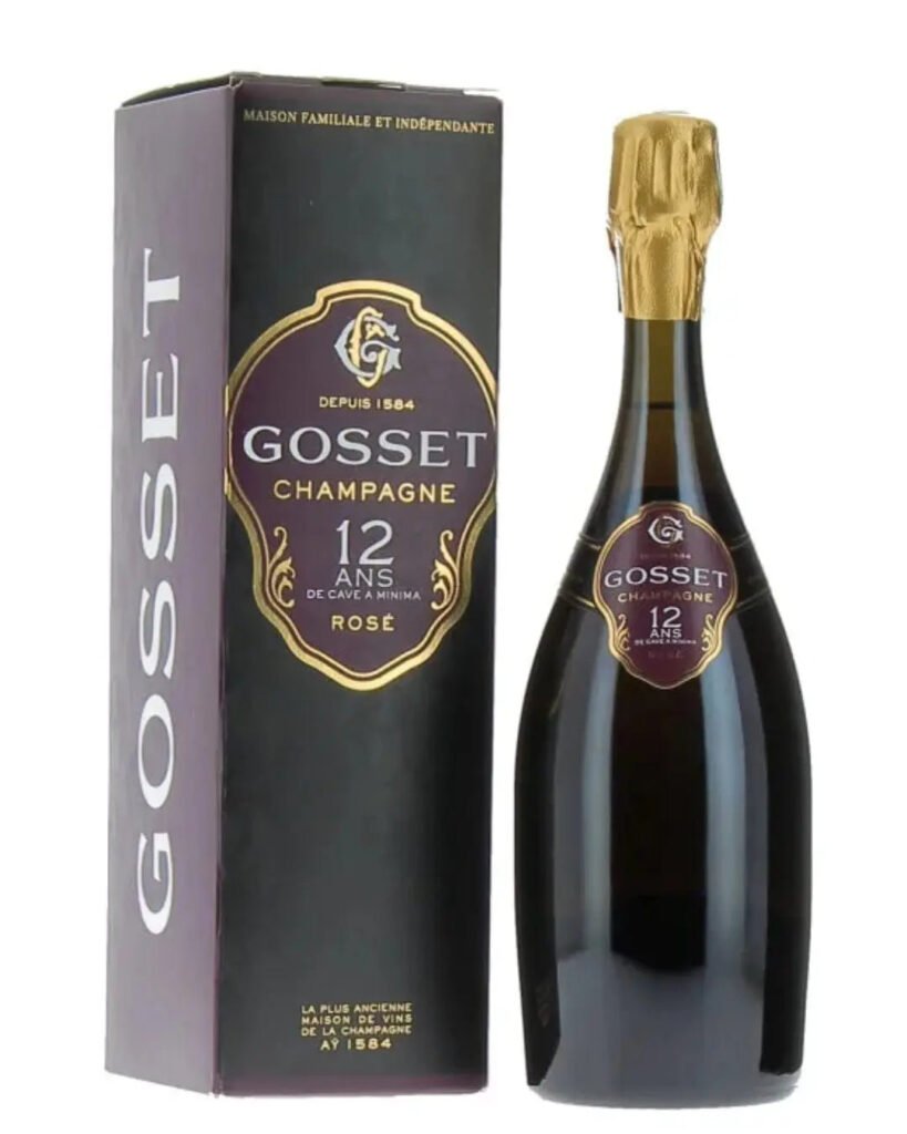 Wholesale Gosset 12 Ans de Cave A Minima Rosé Champagne Gift Box 75 cl